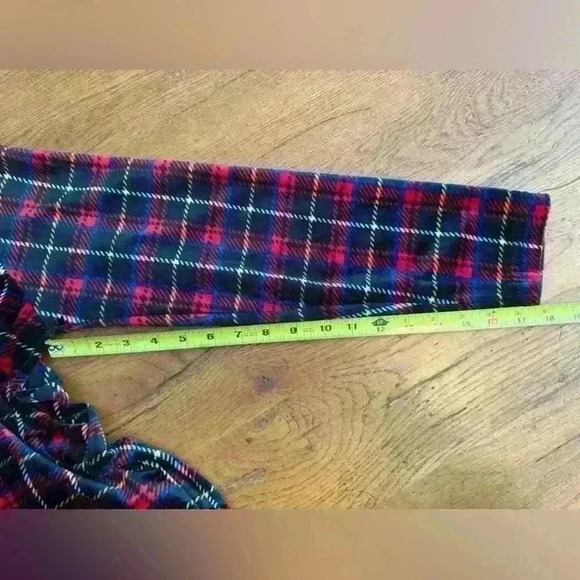 Russ a Liz Claiborne Company plaid velvet button up lightweight coat size M - Picture 10 of 12